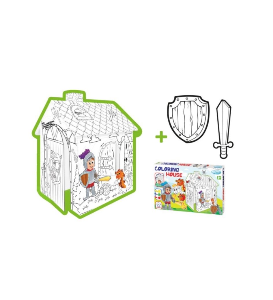 Maison à Colorier en Carton