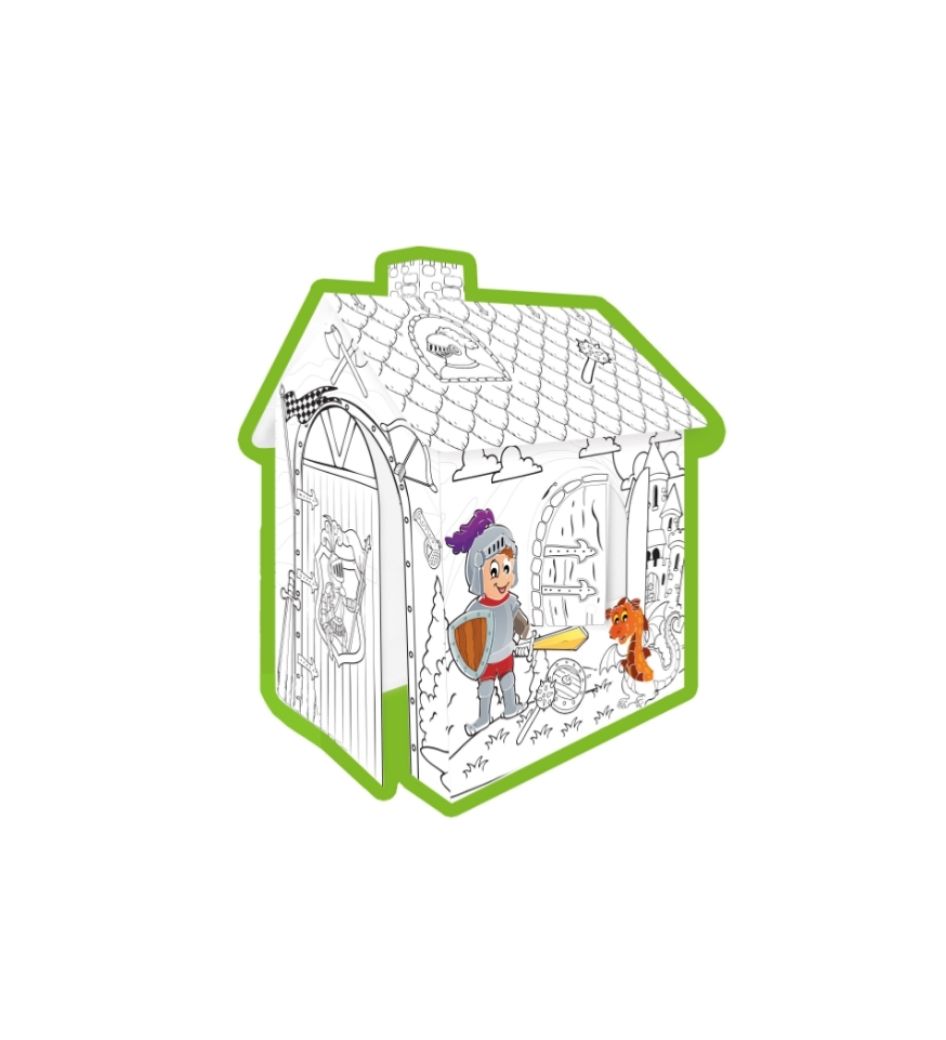 Maison à Colorier en Carton 2