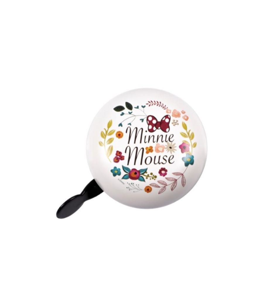 Sonnette vélo Minnie blanche