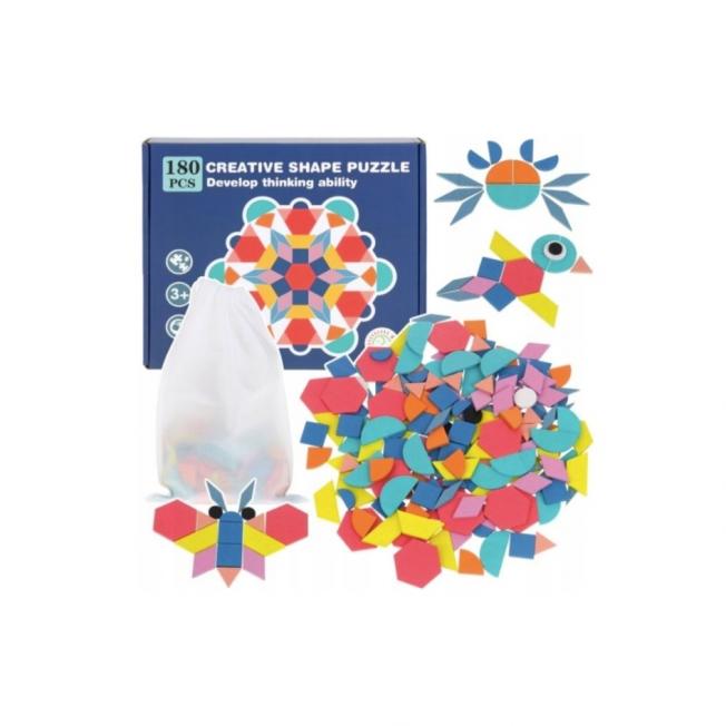 Puzzle bois 180 pièces enfant