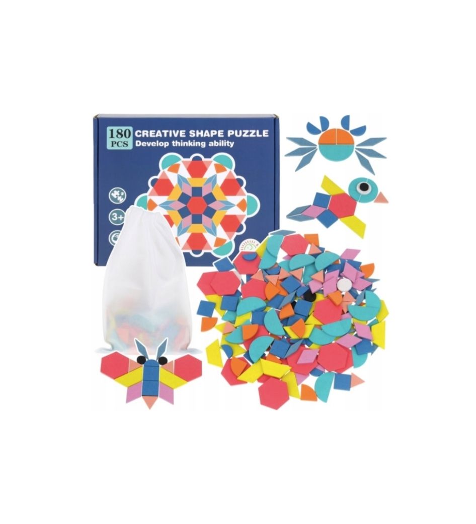 Puzzle bois 180 pièces enfant