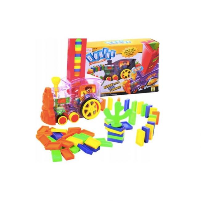 Train dominos automatique 80 pièces