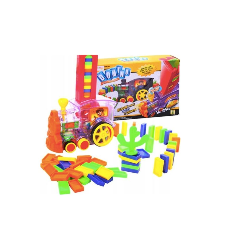 Train dominos automatique 80 pièces