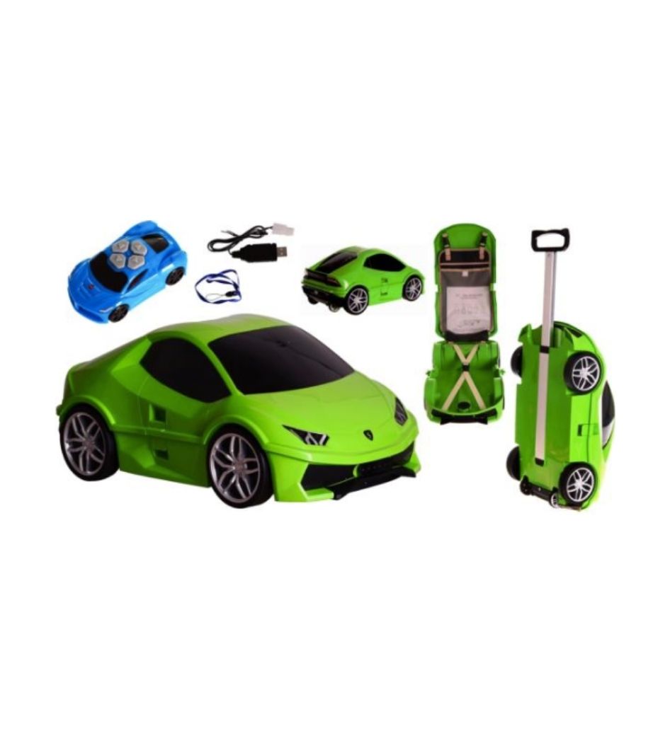 Valise auto télécommandée - Vert, bleu ou jaune 1
