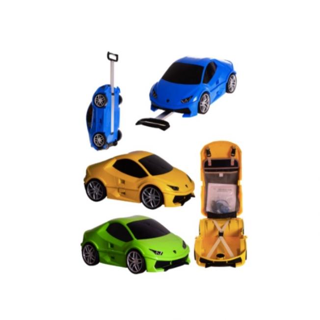 Valise auto télécommandée - Vert, bleu ou jaune