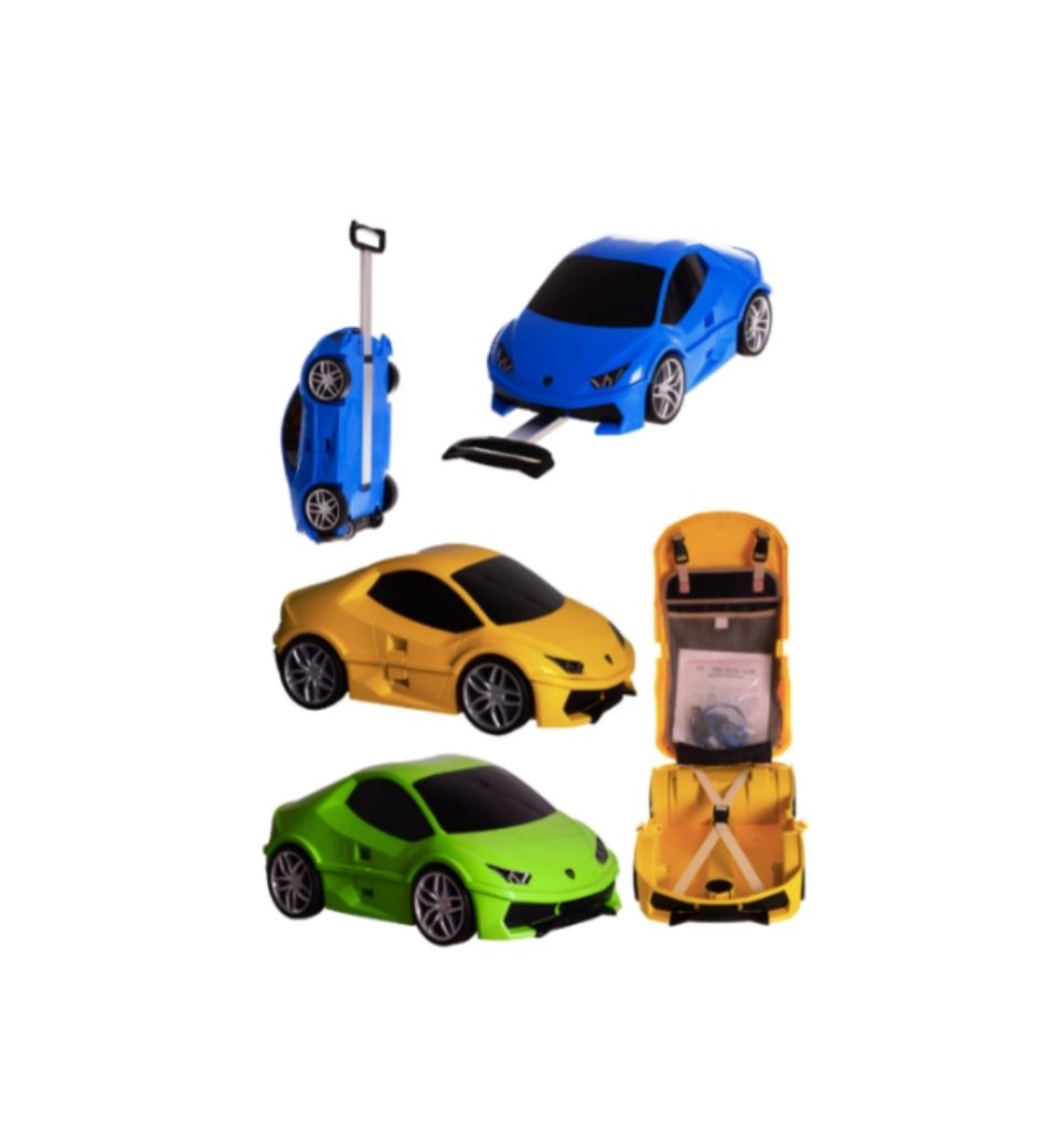 Valise auto télécommandée - Vert, bleu ou jaune