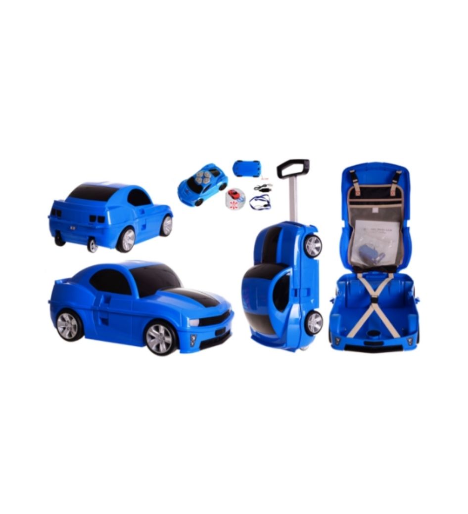 Valise auto télécommandée Mustang - Bleu, jaune, ou rouge 1