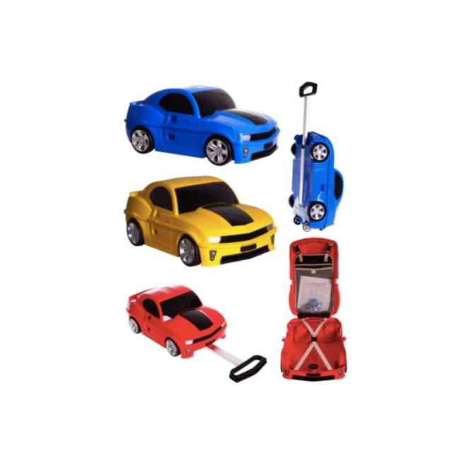 Valise auto télécommandée Mustang - Bleu, jaune, ou rouge