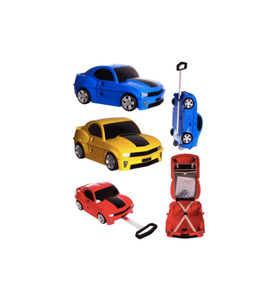 Valise auto télécommandée Mustang - Bleu, jaune, ou rouge