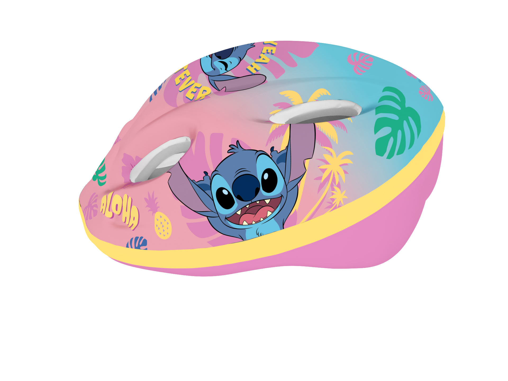 Casque vélo stitch rose et bleu5